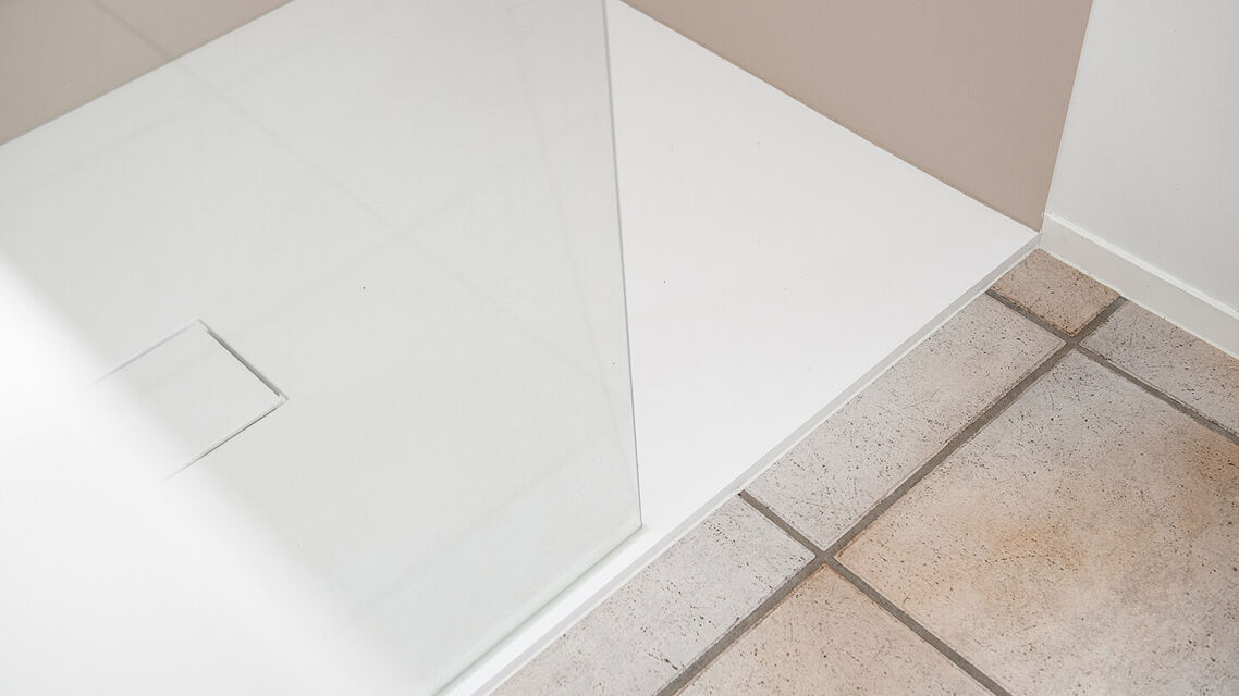 Komplettumbau fugenlose Dusche