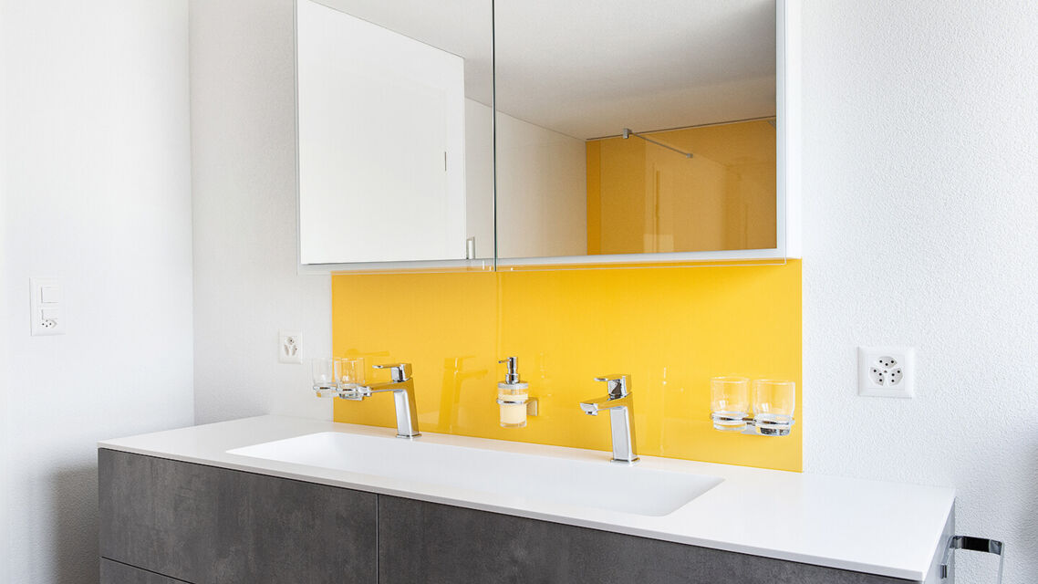 Fugenlose rueckwand dusche farbig 7