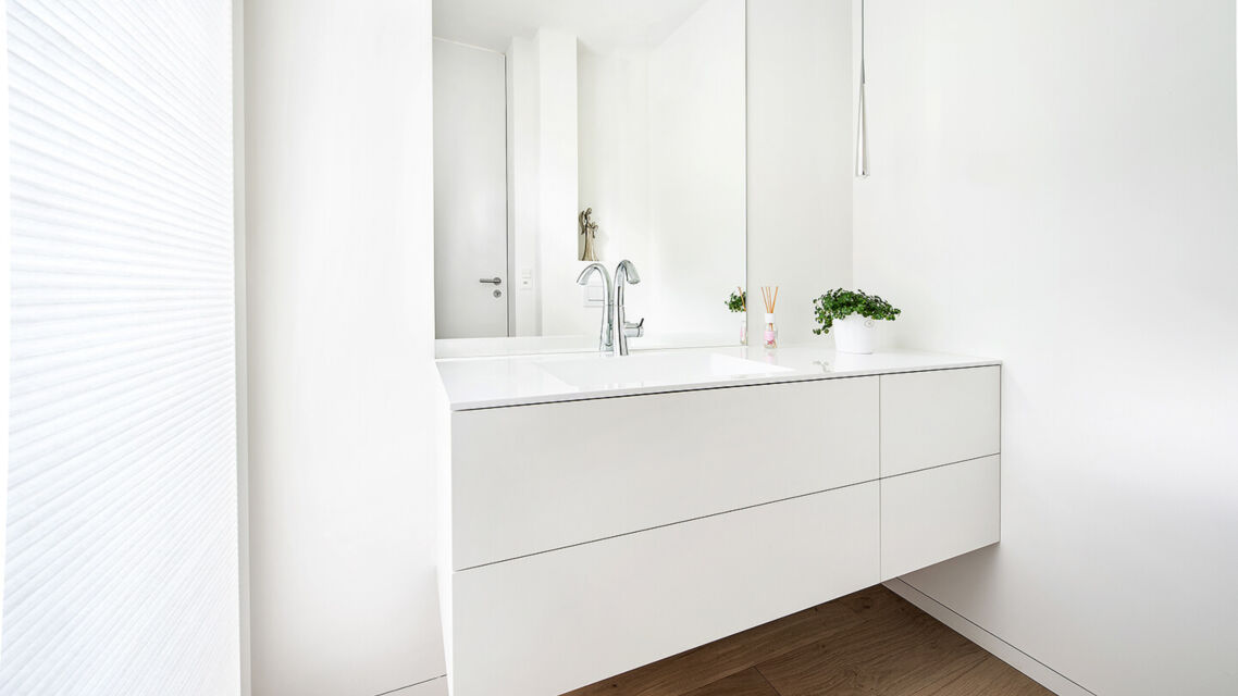 Badumbau Dusche Regalnische Waschtisch Badewanne