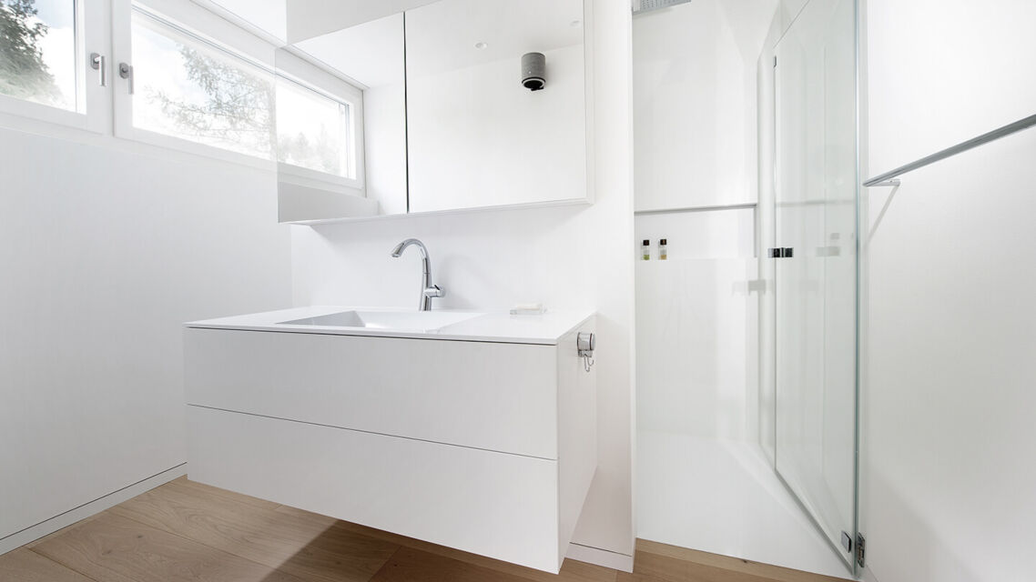 Badumbau dusche regalnische waschtisch badewanne 2