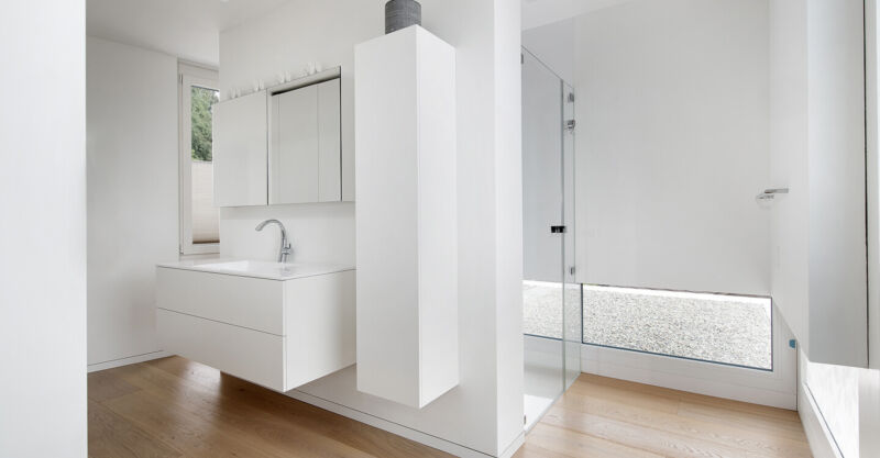 Badumbau Dusche Regalnische Waschtisch Badewanne